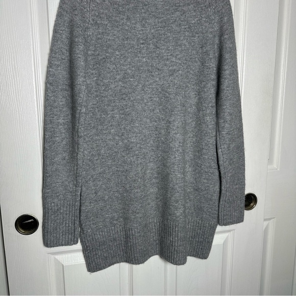 ZARA Women’s Soft Knit Sweater Dress XSmall Heather Grey Preppy Office Normie - Picture 12 of 15